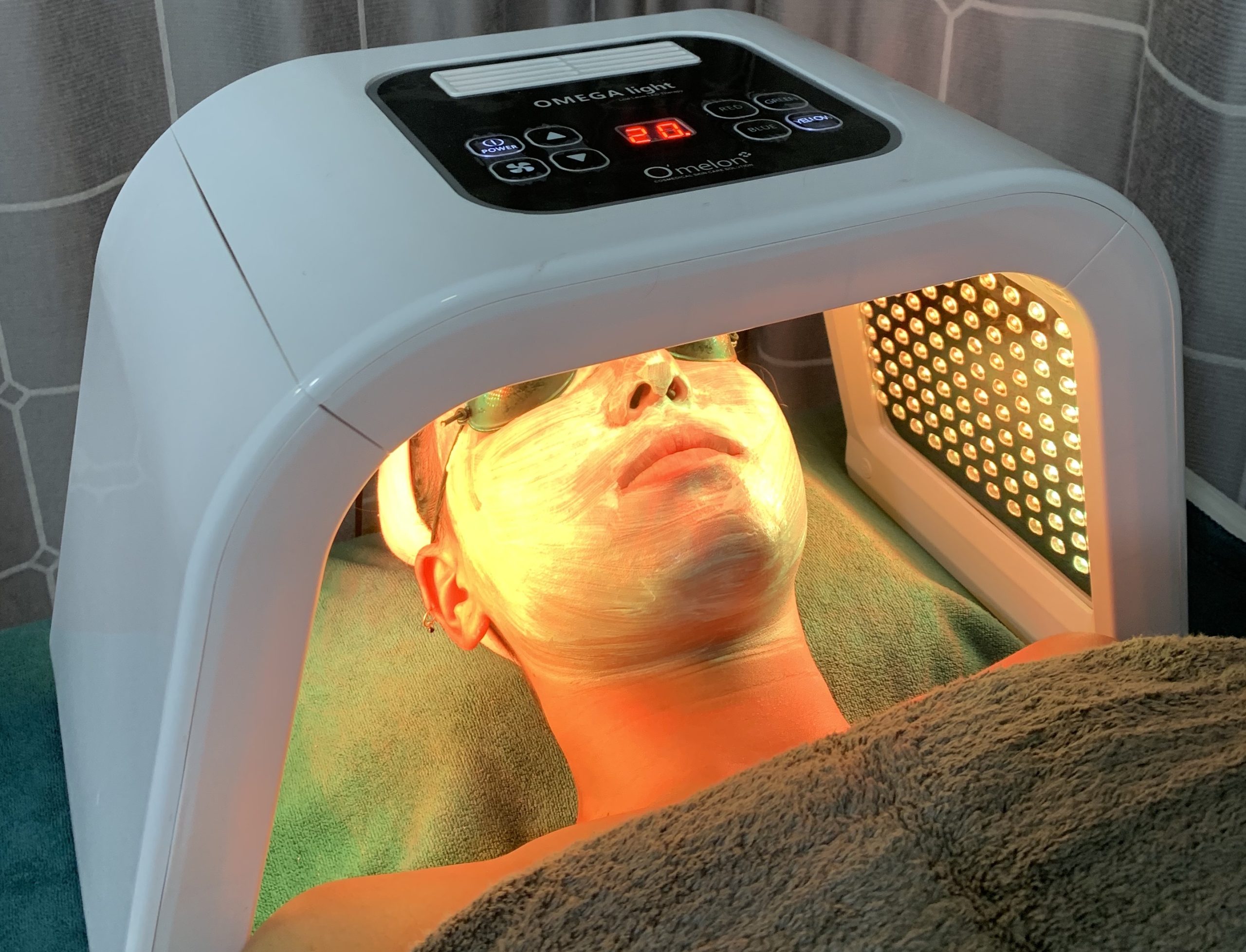 LED Light Facial Therapy at Volume Salon Butwal